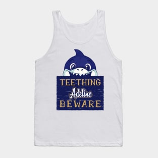 Adeline - Funny Kids Shark - Personalized Gift Idea - Bambini Tank Top